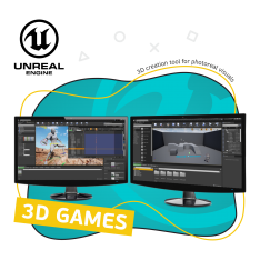 Unreal Engine 4. Игровой движок - КИБЕРшкола программирования для детей, компьютерные курсы для школьников, начинающих и подростков - KIBERone г. Тольятти