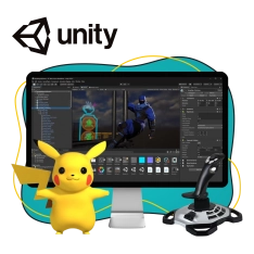 Мир игр на Unity 2D на популярном движке + AI-помощники - КИБЕРшкола программирования для детей, компьютерные курсы для школьников, начинающих и подростков - KIBERone г. Тольятти