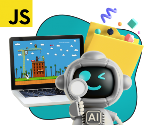 Язык программирования JavaScript + AI. Проектное обучение + геймификация + AI-помощники - КИБЕРшкола программирования для детей, компьютерные курсы для школьников, начинающих и подростков - KIBERone г. Тольятти