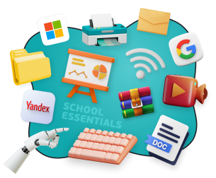 Цифровая база для школьника - КИБЕРшкола программирования для детей, компьютерные курсы для школьников, начинающих и подростков - KIBERone г. Тольятти