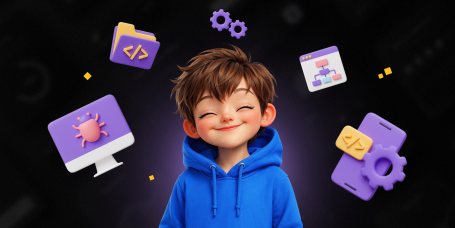 Идеальный сайт с нуля: код, дизайн и AI-помощник - КИБЕРшкола программирования для детей, компьютерные курсы для школьников, начинающих и подростков - KIBERone г. Тольятти